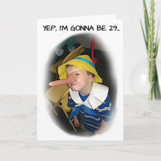 PINOCCHIO BIRTHDAY CARD KAART