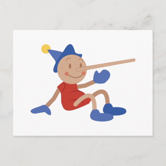Pinocchio Briefkaart (Voorkant)