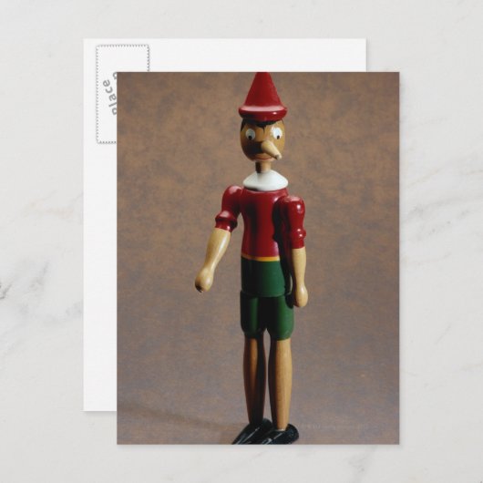 Pinocchio Briefkaart (Voorkant / Achterkant)