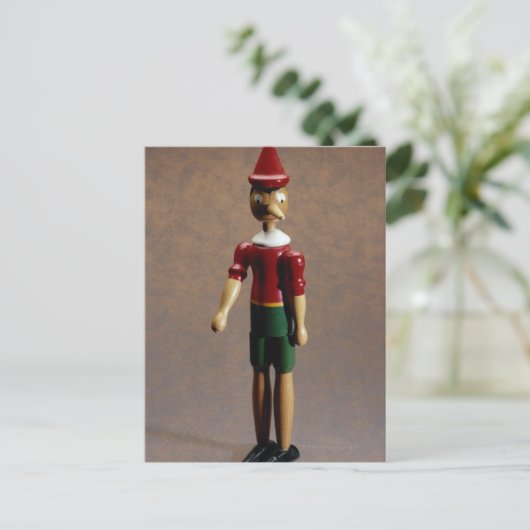 Pinocchio Briefkaart (Staand voorkant)