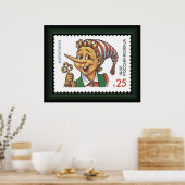 Pinocchio~Buratino~Aleksey Nikolayevich Tolstoy ~ Poster (Keuken)