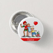 Pinocchio en Friends - Button (Voorkant /achterkant)