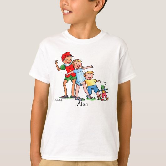 Pinocchio en Friends - Kinder T-shirt (Voorkant)