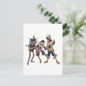 Pinocchio-illustratie Briefkaart (Staand voorkant)