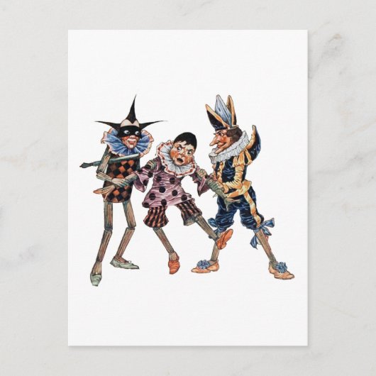 Pinocchio-illustratie Briefkaart (Voorkant)