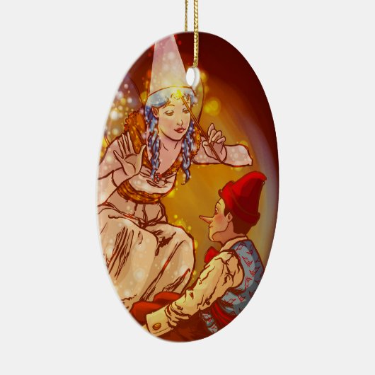 Pinocchio Keramisch Ornament (Rechts)