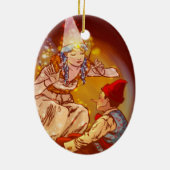 Pinocchio Keramisch Ornament (Achterkant)
