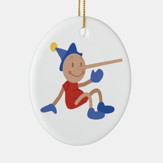 Pinocchio Keramisch Ornament (Rechts)