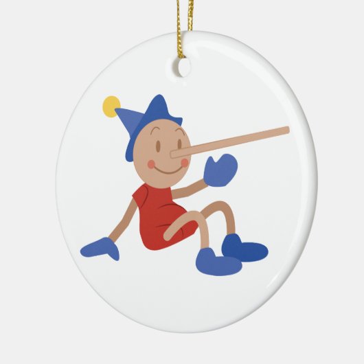 Pinocchio Keramisch Ornament (Links)