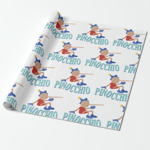 Pinocchio-Kind Cadeaupapier