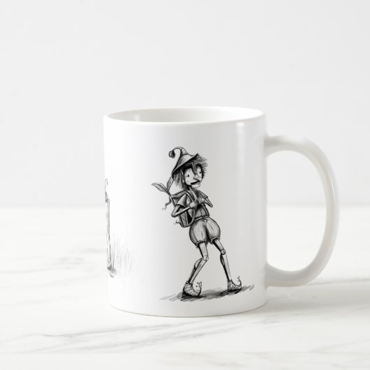 Pinocchio Koffiemok (Rechts)