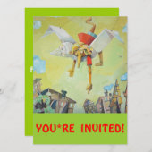 Pinocchio op de duif. kaart (Voorkant / Achterkant)