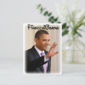 PinocchiObama Briefkaart (Staand voorkant)
