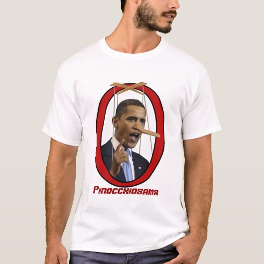 Pinocchiobama T-shirt (Voorkant)