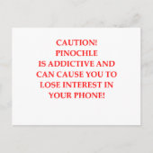 PINOCHLE BRIEFKAART (Voorkant)