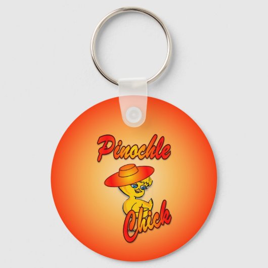 Pinochle Chick #5 Sleutelhanger (Voorkant)