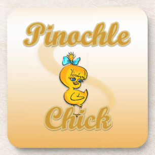 Pinochle Chick Bier Onderzetter