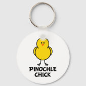 Pinochle Chick Sleutelhanger (Voorkant)
