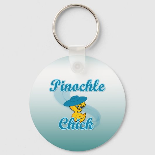 Pinochle Chick Sleutelhanger (Voorkant)