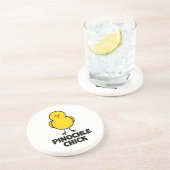 Pinochle Chick Zandsteen Onderzetter (Zijkant)