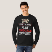 Pinochle Game Rules Cards Double Deck Points T-shirt (Voorkant volledig)
