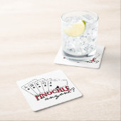 Pinochle Iemand? Kartonnen Onderzetters (Insitu)