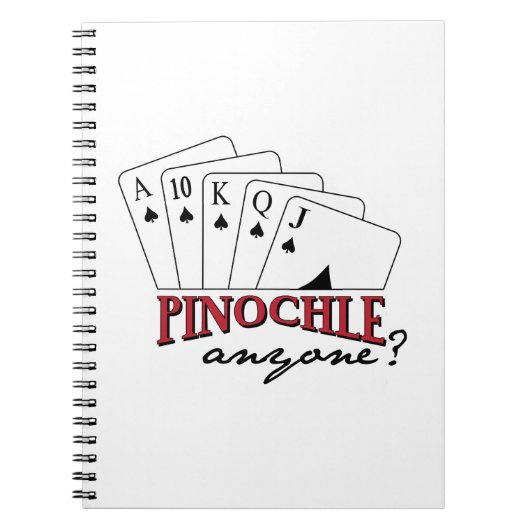 Pinochle Iemand? Notitieboek (Voorkant)