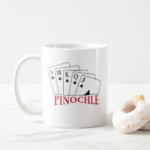 Pinochle-kaarten Koffiemok