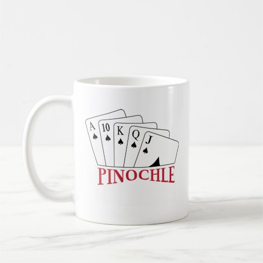Pinochle-kaarten Koffiemok (Links)