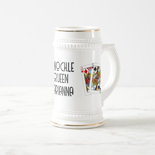 Pinochle Koningin Bierpul (Voorkant rechts)