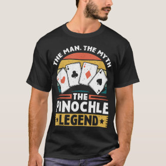 Pinochle Legende - Grappig Pinochle Kaartspel T-shirt