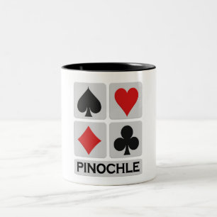 Pinochle-mok - kies stijl en kleur tweekleurige koffiemok