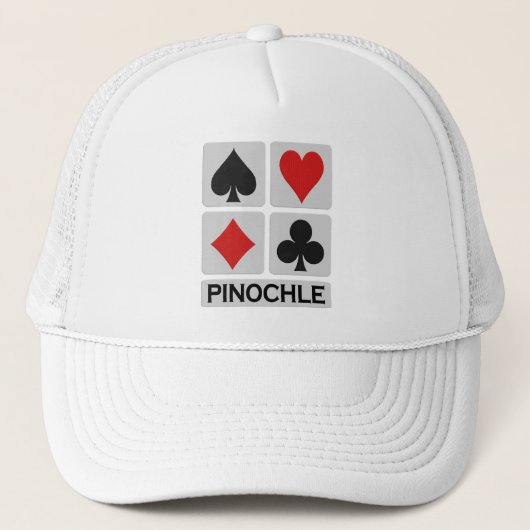 Pinochle-pet - kies kleur trucker pet (Voorkant)