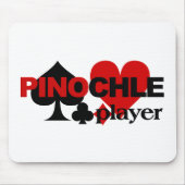 Pinochle Player mousepad Muismat (Voorkant)