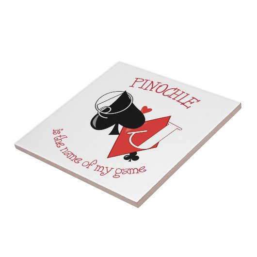 Pinochle Tegeltje (Zijkant)
