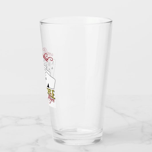 Pinochlespeler Glas (Links)