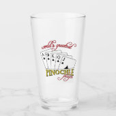 Pinochlespeler Glas (Voorkant)