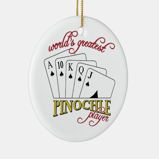 Pinochlespeler Keramisch Ornament (Rechts)