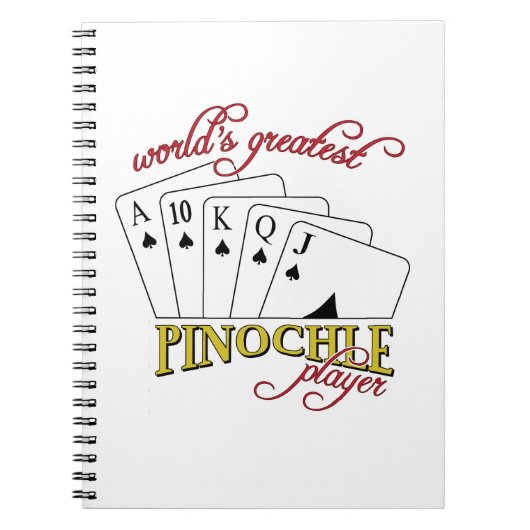 Pinochlespeler Notitieboek (Voorkant)