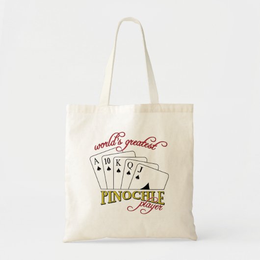 Pinochlespeler Tote Bag (Voorkant)