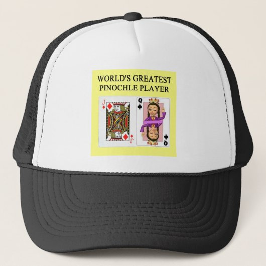 pinochlespeler trucker pet (Voorkant)