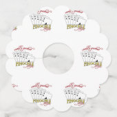 Pinochlespeler Wijnglaslabel (Voorkant)