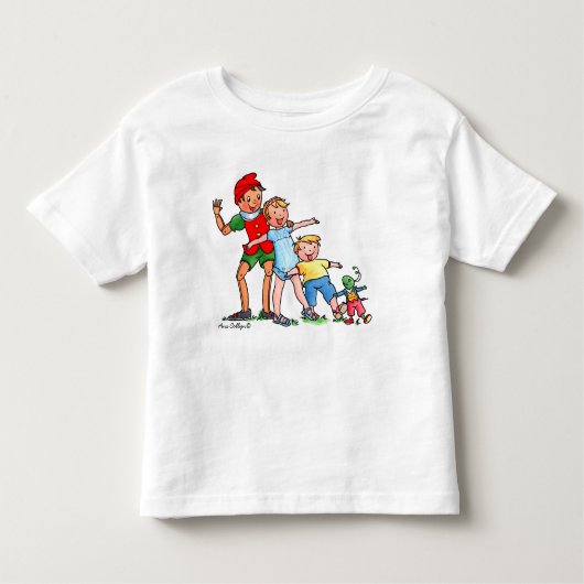 Pinokkio en vrienden - Kinder T-shirt (Voorkant)