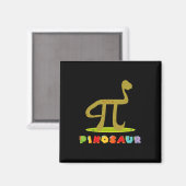 Pinosaur Grappige Pi Dag Dinosaur Math Liefhebber Magneet (Voorkant / Achterkant)