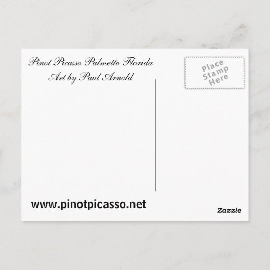 Pinot Briefkaart Wine Land (Achterkant)