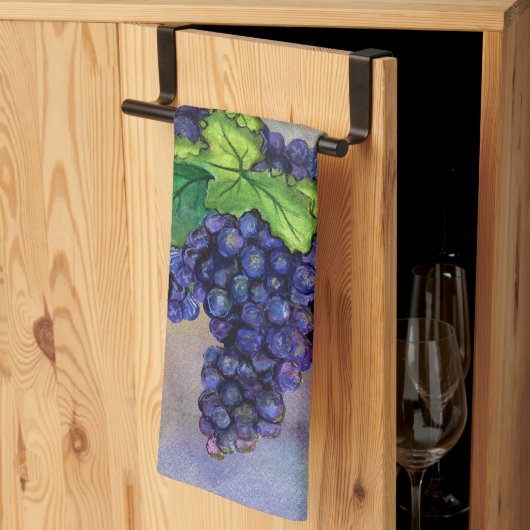 Pinot Grapes Kitchen Towels Red Wine Art Decor Theedoek (Derde Gevouwen)