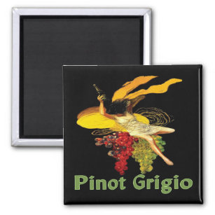 Pinot Grigio Wine Maid Magneet