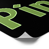 Pinot Grigio Wine Maid Poster (Hoek)