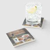 Pinot Grigio Wine Pairing/Mastering the Kitchen Stenen Onderzetter (Zijkant)