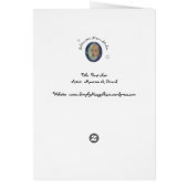 Pinot Noir Grapes Greeing Card van Maureen A. Gira (Achterkant)